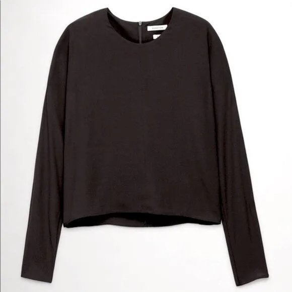 Aritzia - Babaton Arturo Blouse Top - Black - Small - Picture 2 of 6